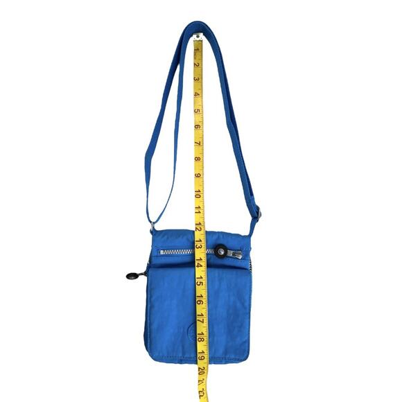 Kipling Eldorado Crossbody Mini Purse Lightweight Nylon Twilight Blue Monkey Fob - Picture 16 of 16